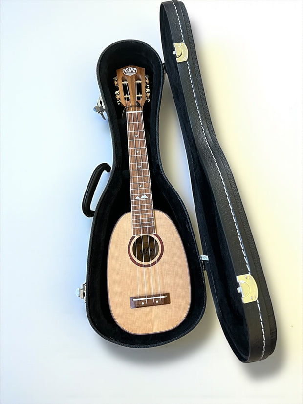 NEW! Sound Smith Solid Cedar/solid Koa Long neck Soprano Pineapple Ukulele