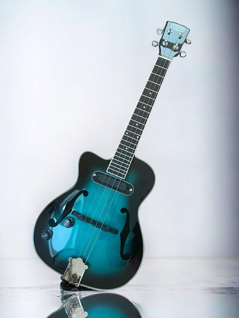 Sound Smith Electric Hollow Body Jazz Ukulele avec sol grave 