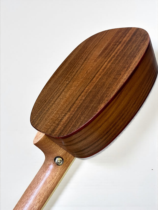 NEW! Sound Smith Solid Cedar/solid Koa Long neck Soprano Pineapple Ukulele