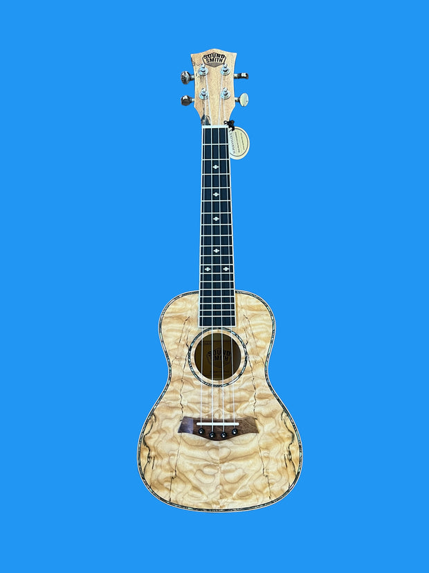 Sound Smith Concert quilted ash Spalted maple