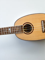 NEW! Sound Smith Solid Cedar/solid Koa Long neck Soprano Pineapple Ukulele