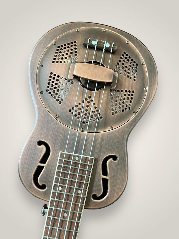 Sound Smith Brass Body Concert Resonator Ukulele - SSU-RB