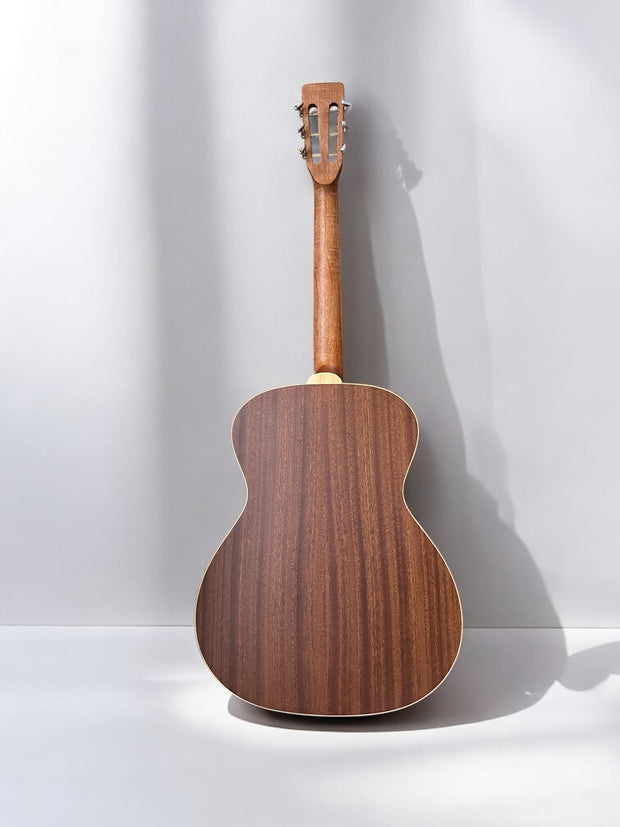 Solid Mahogany Acoustic-Electric Guitar - M01-OM Memphis Sunrise