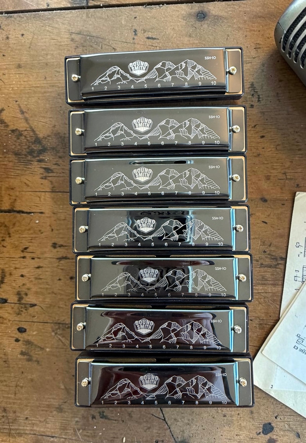 Brunt ブラント Harmony ハーモニー 25 ブラック Harmonica by Sound Smith an Oregon company - Key C – SOUND SMITH