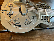 NEW! Sound Smith Parlor Resonator Cutaway - Chrome Finish - PRE ORDER (spring 2024)