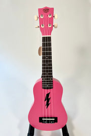 pink lightning bolt ukuleles