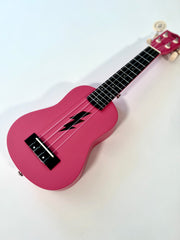 pink lightning bolt ukuleles