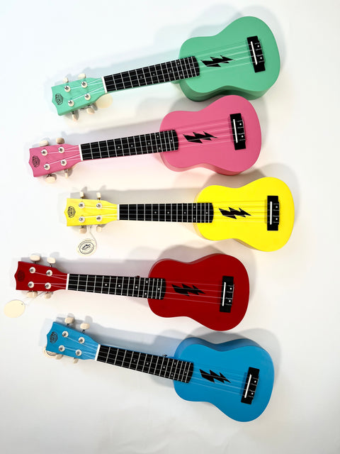 Soprano Lightning Bolt Ukuleles Colorful Limited Edition J-Bolt Ukulele - Beginner - Ukulele – SMITH