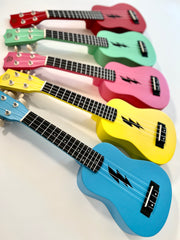 Colorful Ukuleles - Lightning Bolt