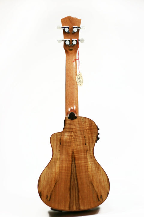 Sound Smith Concert Spruce/Spalted Maple Arched Back Acoustic-Electric Cutaway Ukulele- SSU-SSM23 - SOUND SMITH  Ukulele - Guitar Capo Ukulele - Guitar picks