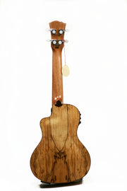 Sound Smith Concert Spruce/Spalted Maple Arched Back Acoustic-Electric Cutaway Ukulele- SSU-SSM23 - SOUND SMITH  Ukulele - Guitar Capo Ukulele - Guitar picks