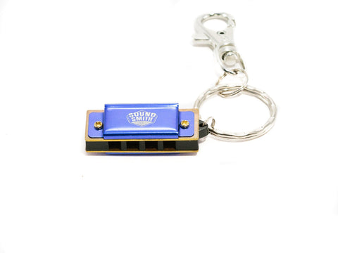 Sound Smith 4-hole Mini harmonica Keychains - Key of C - SOUND SMITH  Harmonica - Guitar Capo Harmonica - Guitar picks