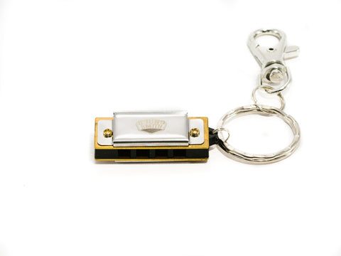 Sound Smith 4-hole Mini harmonica Keychains - Key of C - SOUND SMITH  Harmonica - Guitar Capo Harmonica - Guitar picks