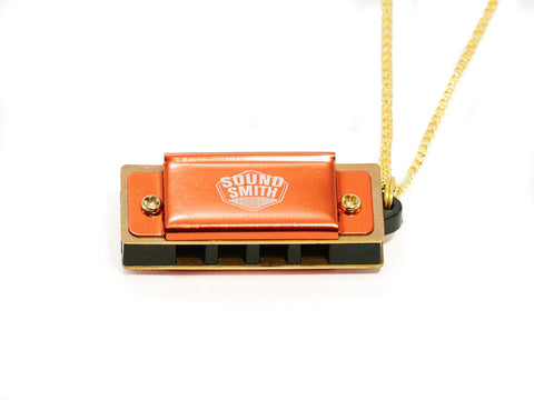 Sound Smith 4-hole Mini Harmonica Necklaces - Key C - SOUND SMITH  Harmonica - Guitar Capo Harmonica - Guitar picks