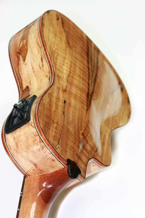 Sound Smith Concert Spruce/Spalted Maple Arched Back Acoustic-Electric Cutaway Ukulele- SSU-SSM23 - SOUND SMITH  Ukulele - Guitar Capo Ukulele - Guitar picks