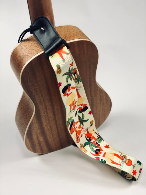 Sound Smith Hawaiian Ukulele Strap - SOUND SMITH  Ukulele Straps - Guitar Capo Ukulele Straps - uke straps - ukulele accessories