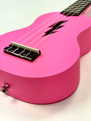 pink lightning bolt ukulele