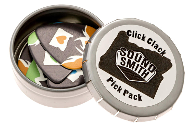 Sound Smith Medium Guitar Picks - 12 pick pack with case - SOUND SMITH  Guitar Picks - Guitar Capo Guitar Picks - Guitar picks