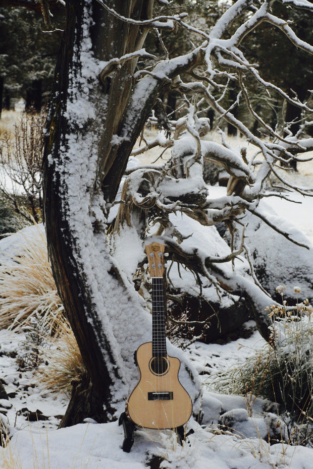 Sound Smith Concert Spruce/Spalted Maple Arched Back Acoustic-Electric Cutaway Ukulele- SSU-SSM23 - SOUND SMITH  Ukulele - Guitar Capo Ukulele - Guitar picks