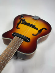 Sound Smith Electric Hollow Body Jazz Tenor Ukulele  - Antique Sunburst - SOUND SMITH  Ukulele - Guitar Capo Ukulele - Guitar picks