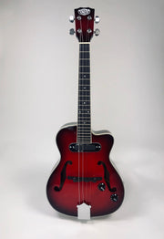 Sound Smith Electric Hollow Body Jazz Ukulele avec sol grave 