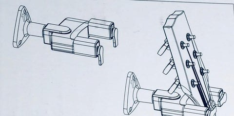 Sound Smith locking Instrument wall hangers