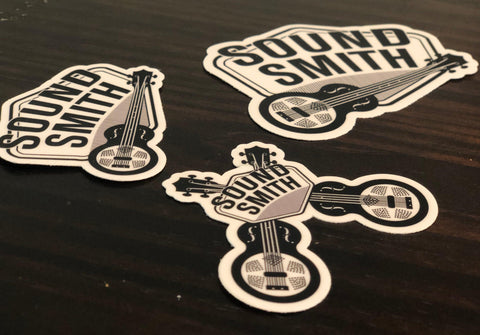 Sound Smith Stickers! - SOUND SMITH  stickers - Guitar Capo stickers - Guitar picks