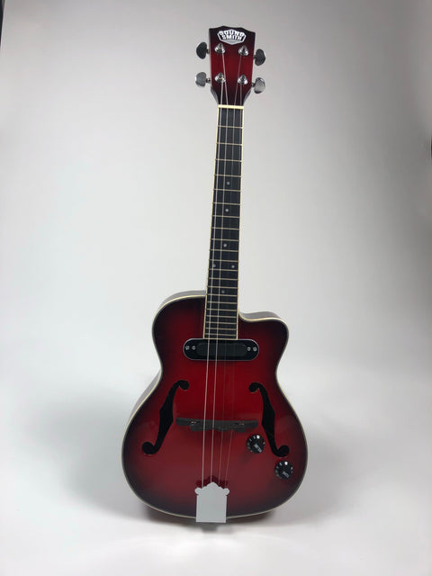 Sound Smith Electric Hollow Body Jazz Ukulele avec sol grave 