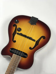 Sound Smith Electric Hollow Body Jazz Tenor Ukulele  - Antique Sunburst - SOUND SMITH  Ukulele - Guitar Capo Ukulele - Guitar picks