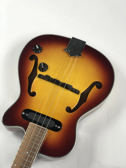 dyr rørledning Roux Electric Ukulele - Hollow Body Jazz Tenor - Sound Smith Ukulele - Antique  Sunburst – SOUND SMITH