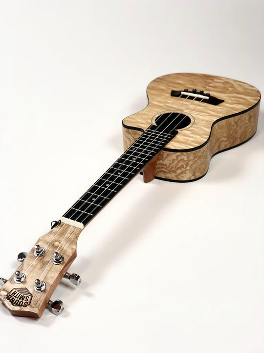 Quilted Ash Ukulele - Sound Smith - Oregon Family Business – SOUND